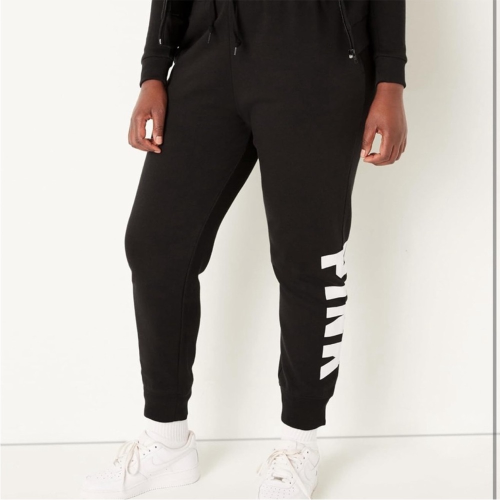PINK by Victoria Secret black joggers - Picture 6 of 7